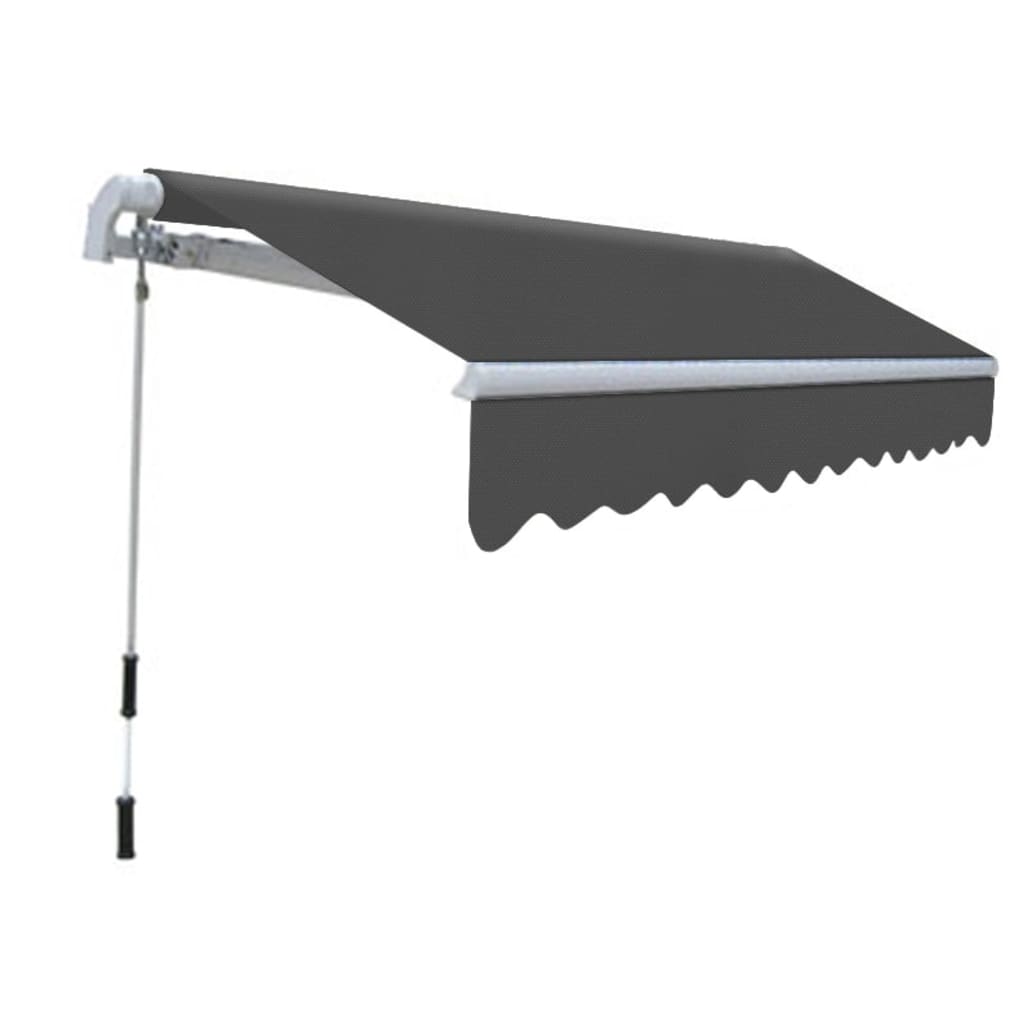 Tenda da Sole Pieghevole Manuale 300 cm Antracite | homemem39