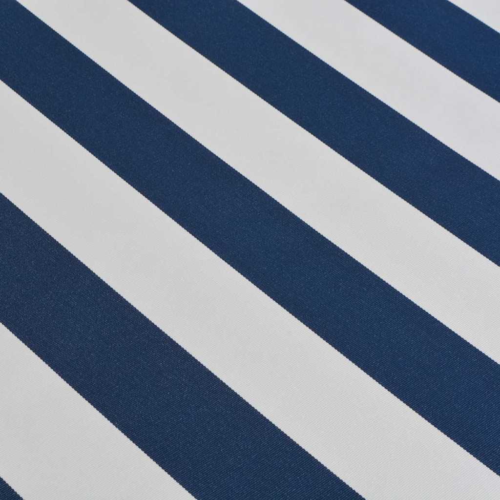 Tendone manuale 3,5 x 2,5 m Strisce Blu e Bianche