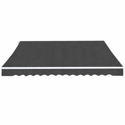 Tendone manuale 3,5 x 2,5 m Antracite 100% Poliestere
