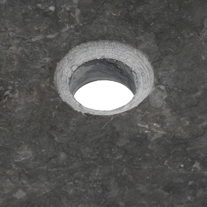 Lavandino 50x35x12 cm in Marmo Nero | homemem39