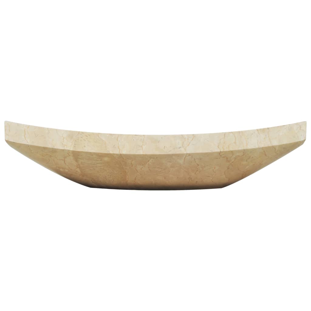 Lavandino 50x35x12 cm in Marmo Crema | homemem39