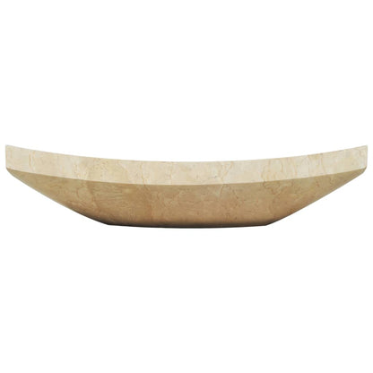 Lavandino 50x35x12 cm in Marmo Crema | homemem39