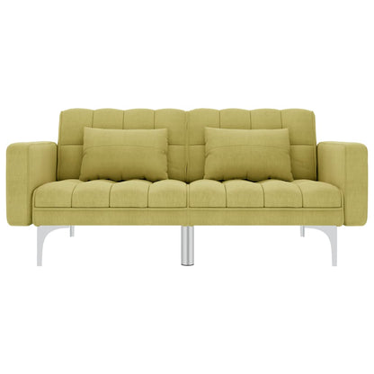 Divano Letto in Tessuto Verde