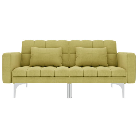 Divano Letto in Tessuto Verde