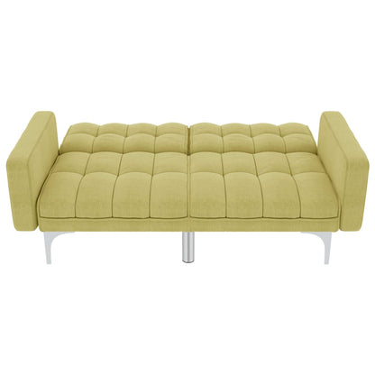 Divano Letto in Tessuto Verde
