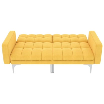 Divano Letto Giallo in Tessuto