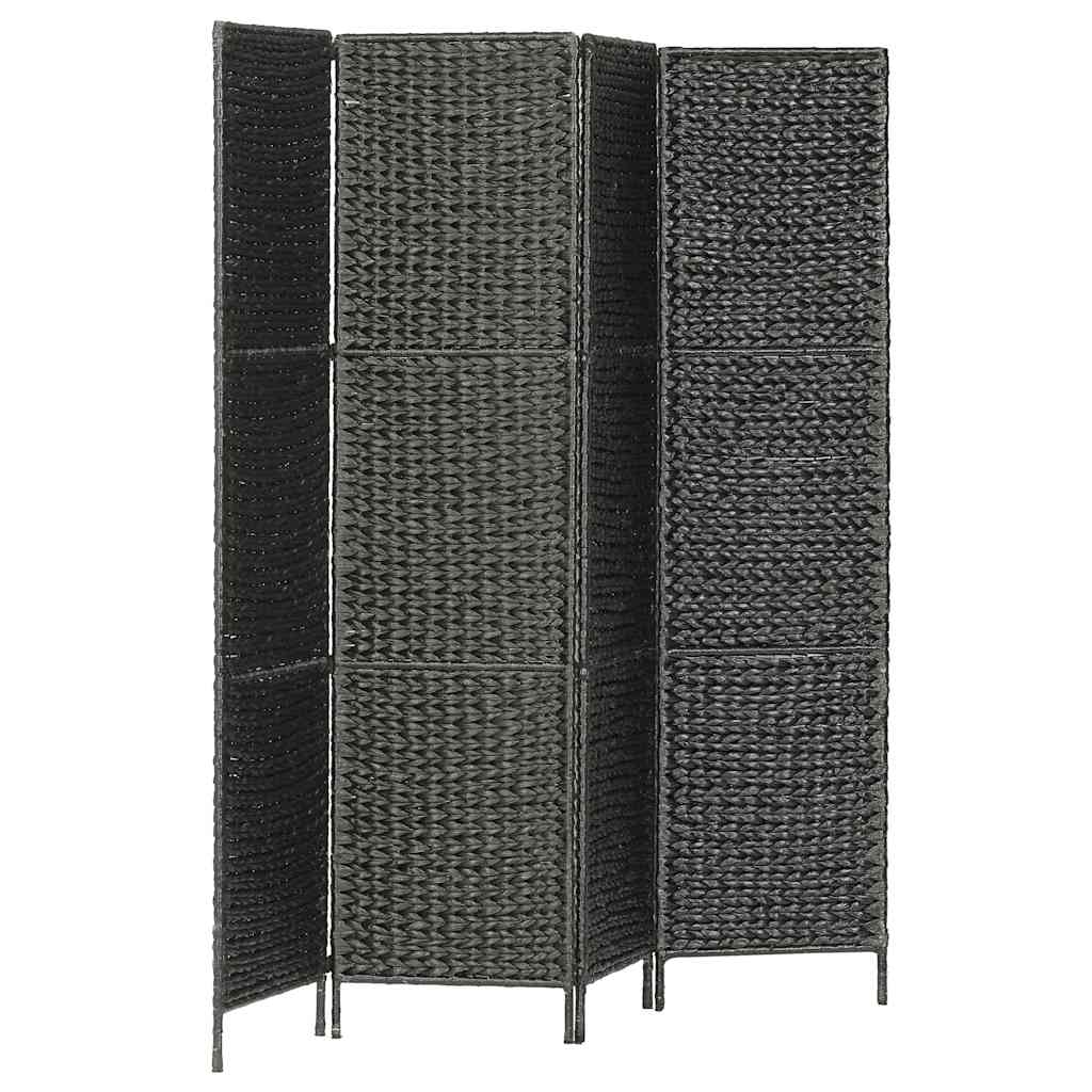 Paravento a 4 Pannelli Nero154x160 cm in Giacinto d'Acqua | homemem39