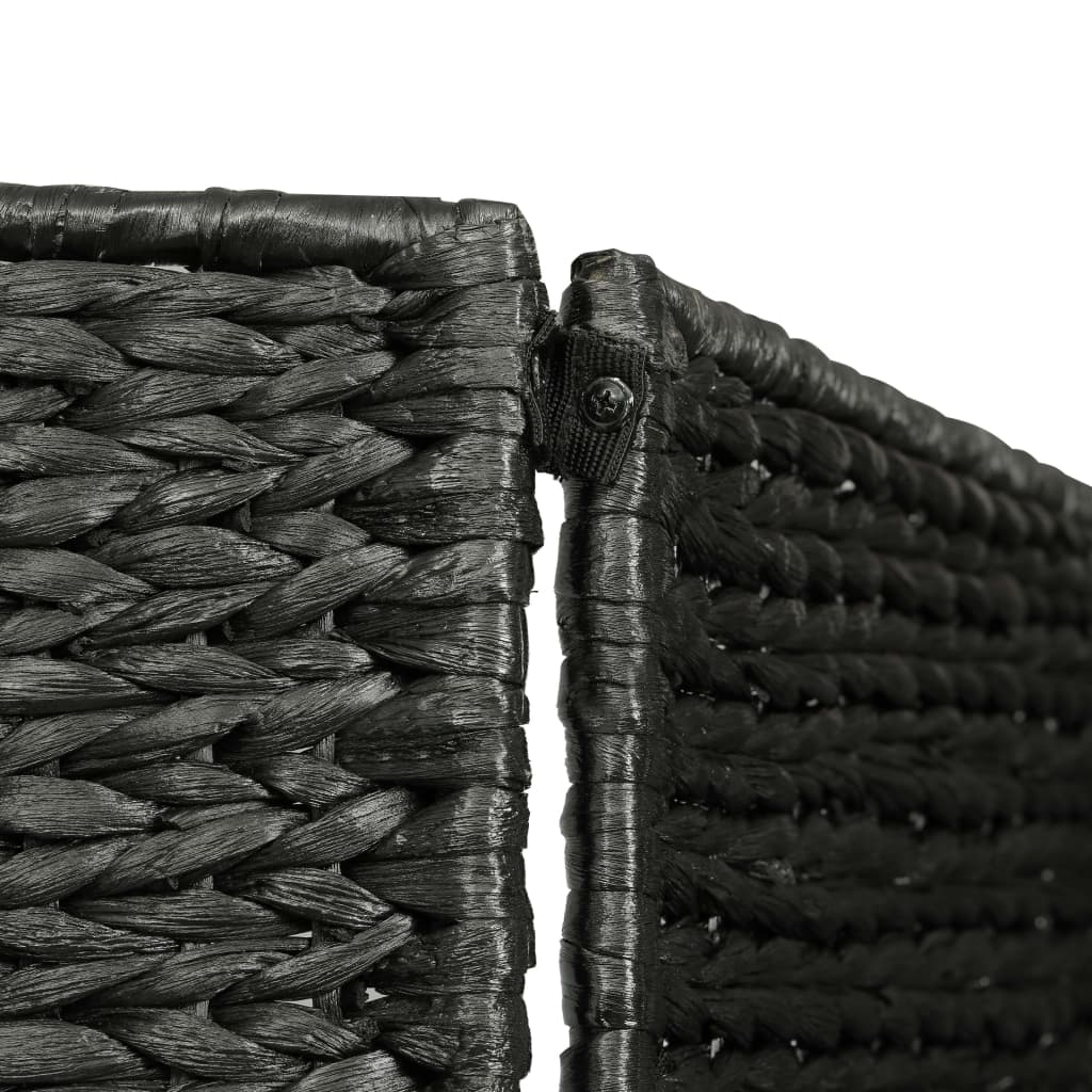 Paravento a 5 Pannelli Nero 193x160 cm in Giacinto d'Acqua | homemem39