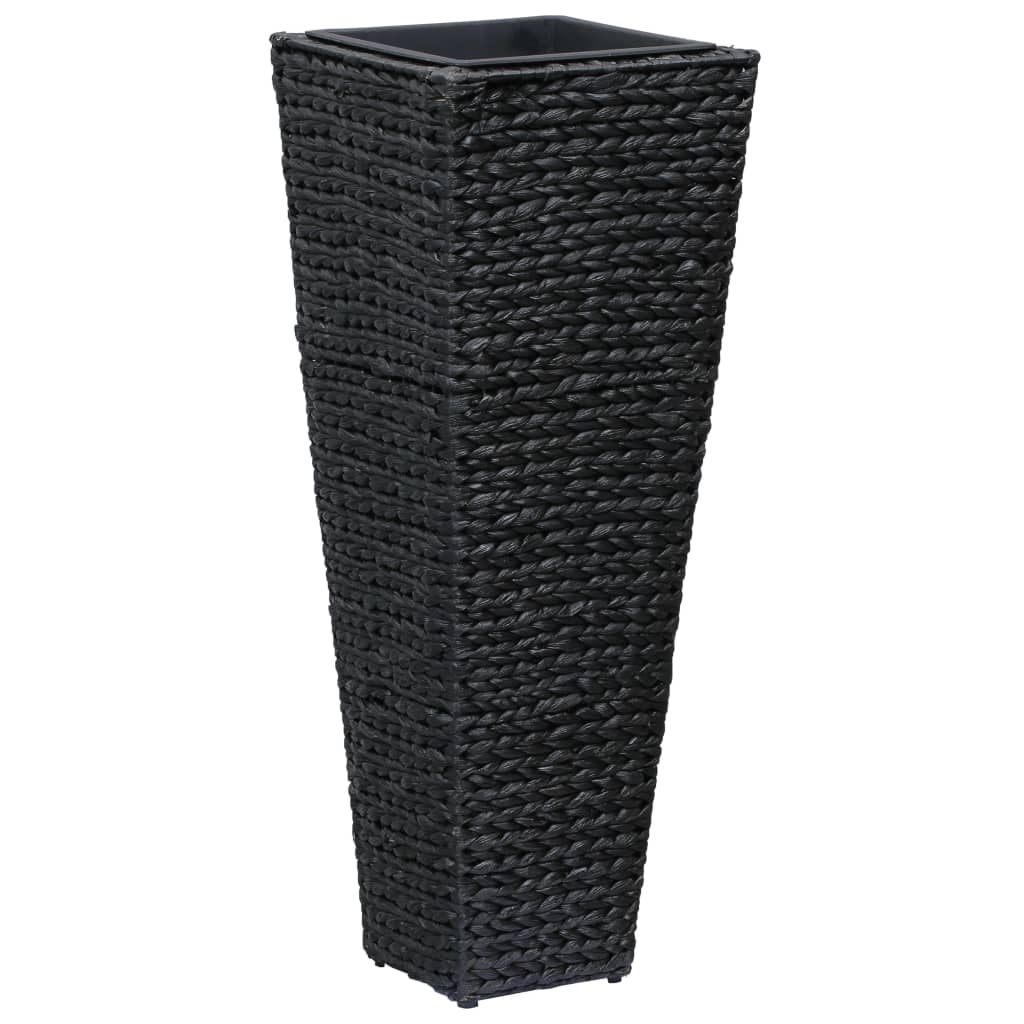 Letti Rialzati 3 pz in Giacinto Intrecciato Nero - homemem39