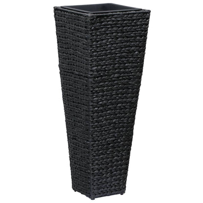 Letti Rialzati 3 pz in Giacinto Intrecciato Nero - homemem39