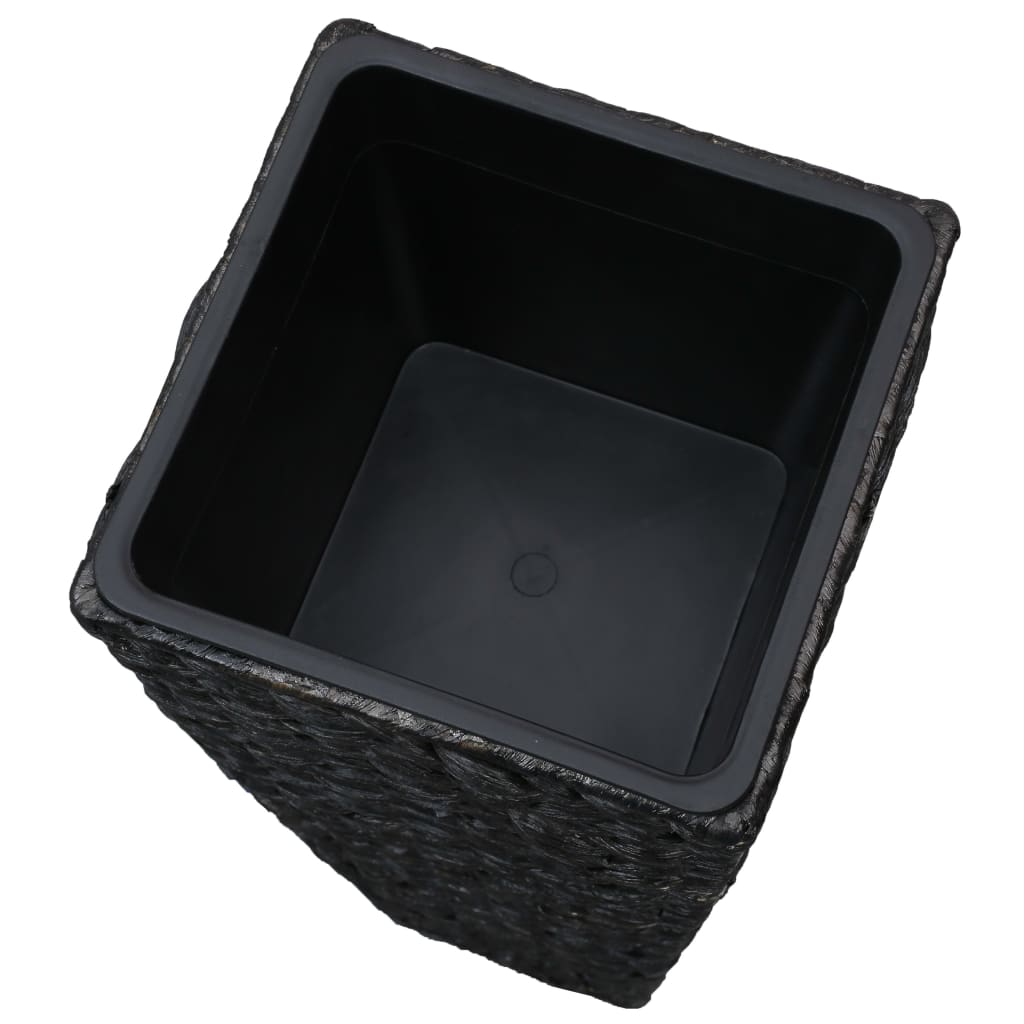 Letti Rialzati 3 pz in Giacinto Intrecciato Nero - homemem39