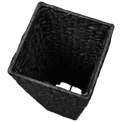 Letti Rialzati 3 pz in Giacinto Intrecciato Nero - homemem39