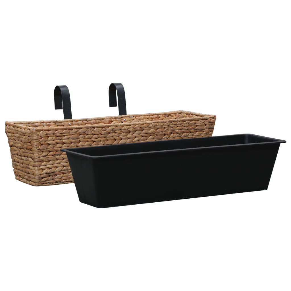 Fioriere 2 pz in Giacinto Intrecciato - homemem39