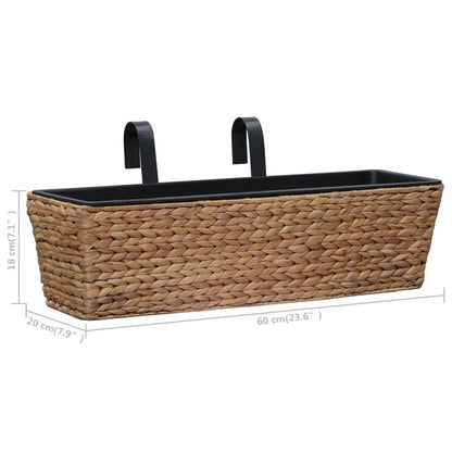 Fioriere 2 pz in Giacinto Intrecciato - homemem39