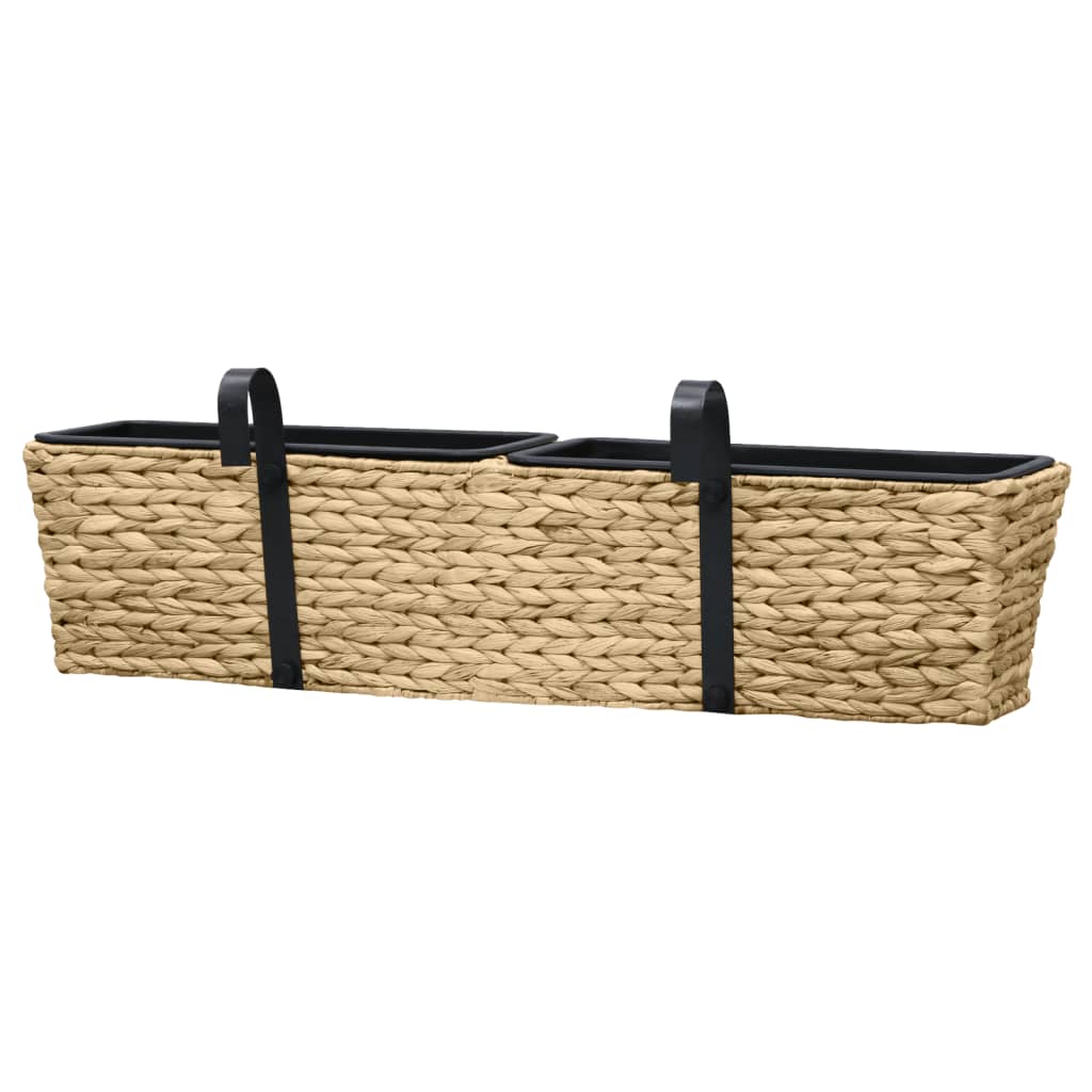 Fioriere 2 pz in Giacinto Intrecciato