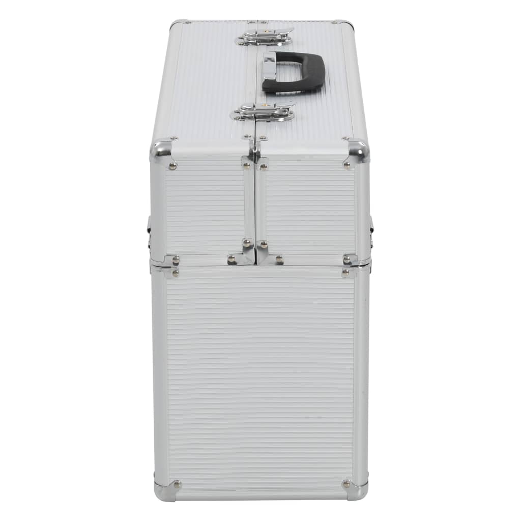 Valigetta per Attrezzi 47x36x20 cm Argento in Alluminio | homemem39