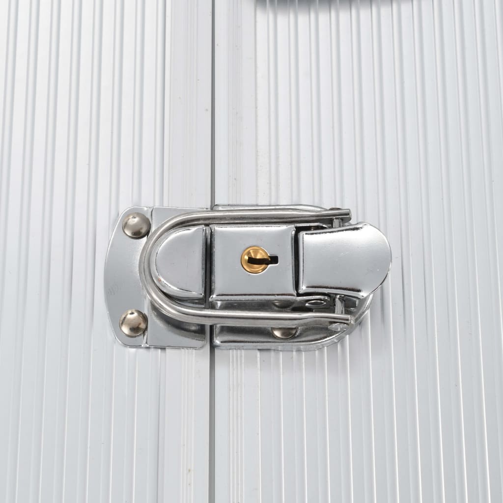 Valigetta per Attrezzi 47x36x20 cm Argento in Alluminio | homemem39