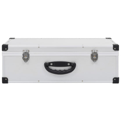 Custodia CD per 80 CD in Alluminio ABS Argento - homemem39