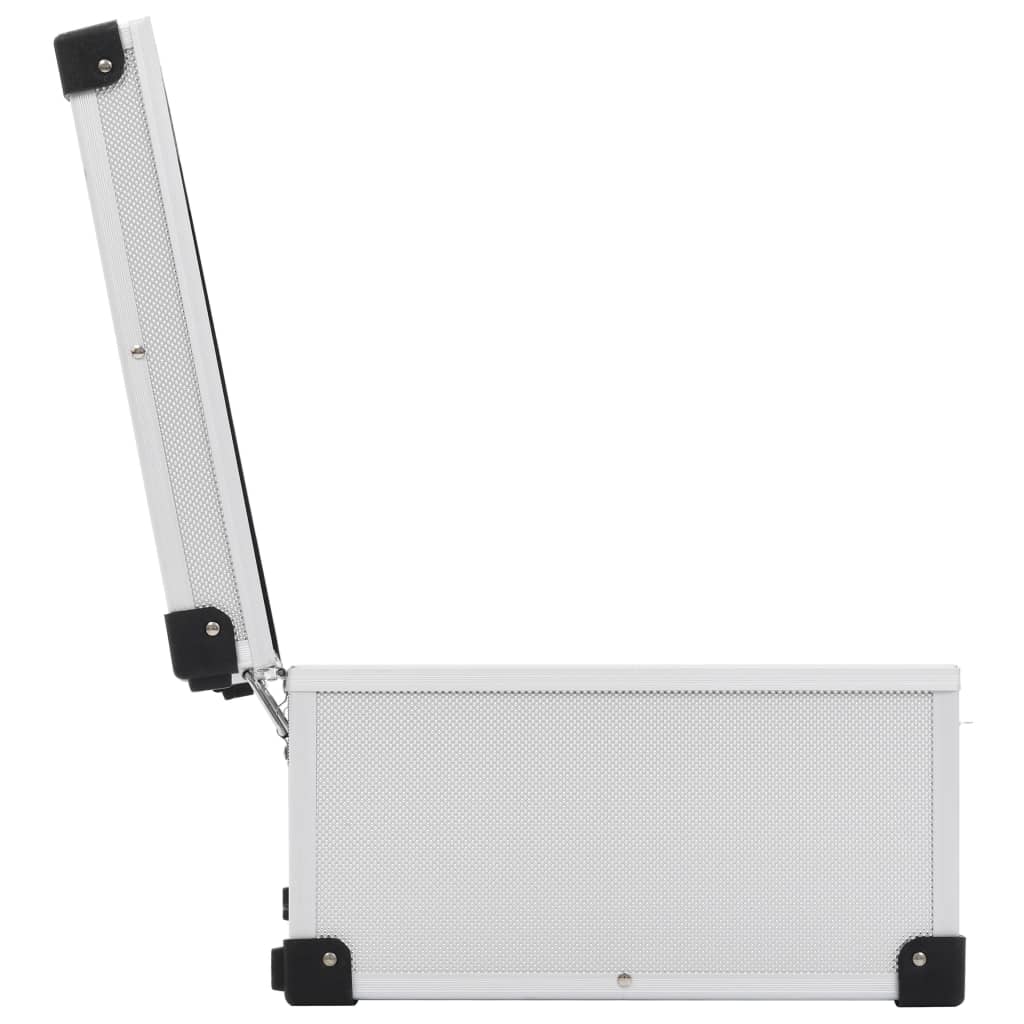 Custodia CD per 80 CD in Alluminio ABS Argento | homemem39