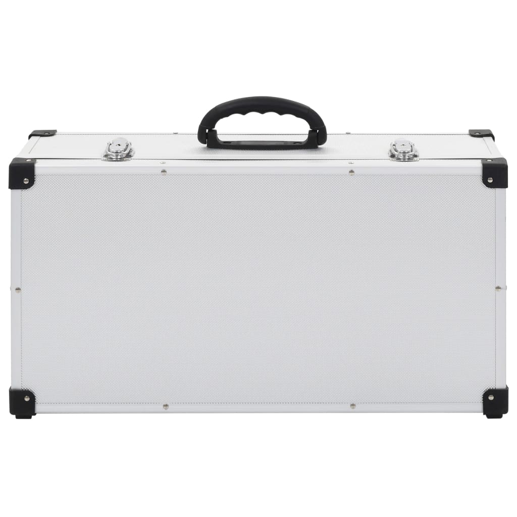 Custodia CD per 80 CD in Alluminio ABS Argento | homemem39