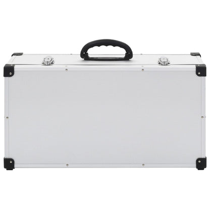 Custodia CD per 80 CD in Alluminio ABS Argento | homemem39