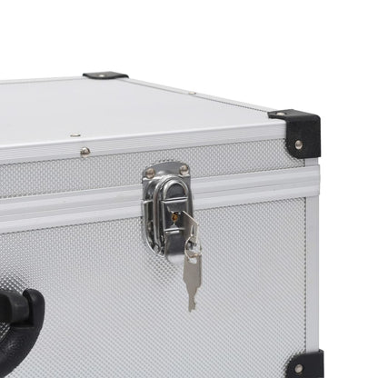 Custodia CD per 80 CD in Alluminio ABS Argento | homemem39