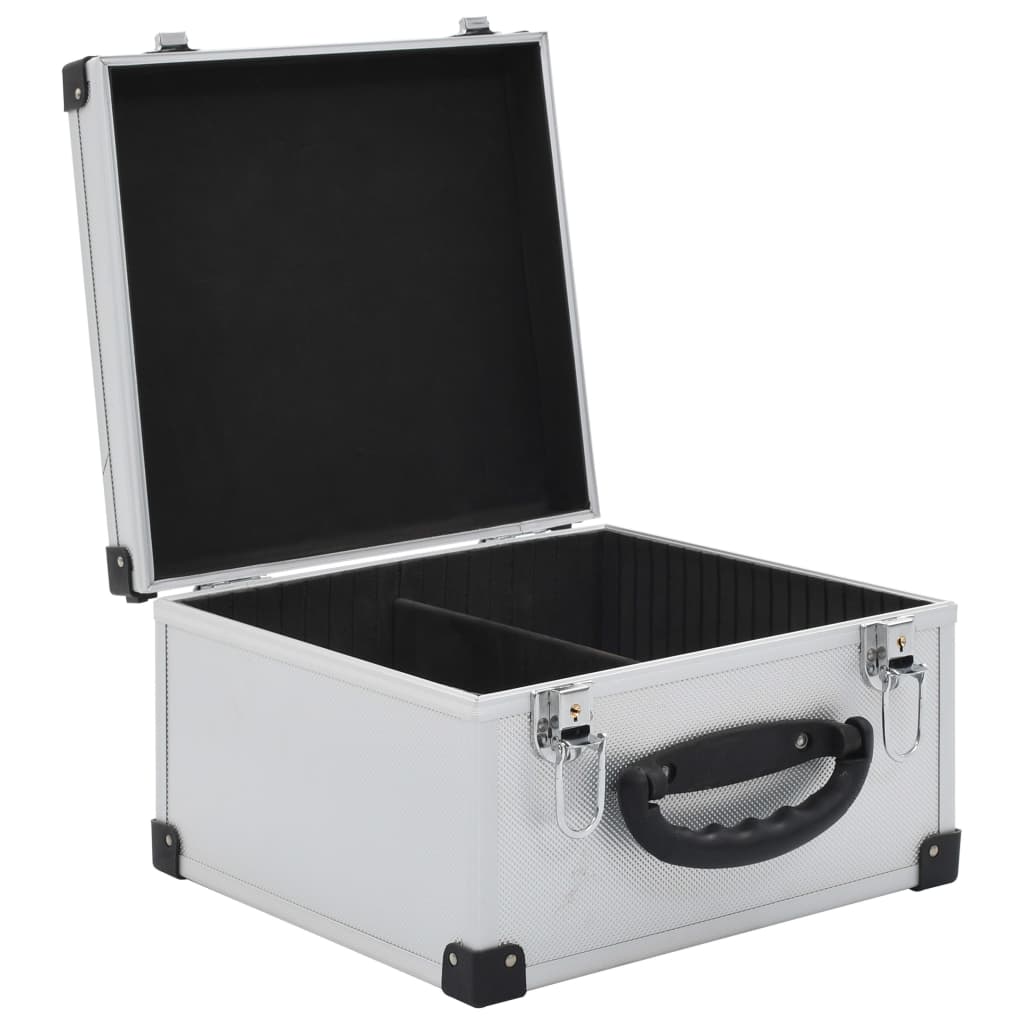 Custodia CD per 40 CD in Alluminio ABS Argento - homemem39