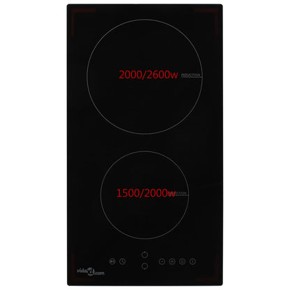 Piano Cottura a Induzione 2 Zone e Controlli Touch Vetro 3500 W - homemem39
