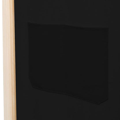Divisorio a 3 Pannelli Nero 120x170x4 cm in Tessuto | homemem39