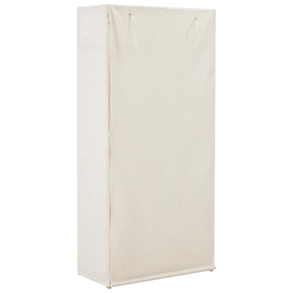 Armadio Bianco 79x40x170 cm in Tessuto - homemem39