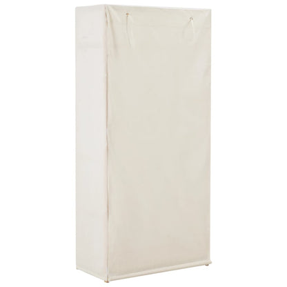 Armadio Bianco 79x40x170 cm in Tessuto - homemem39