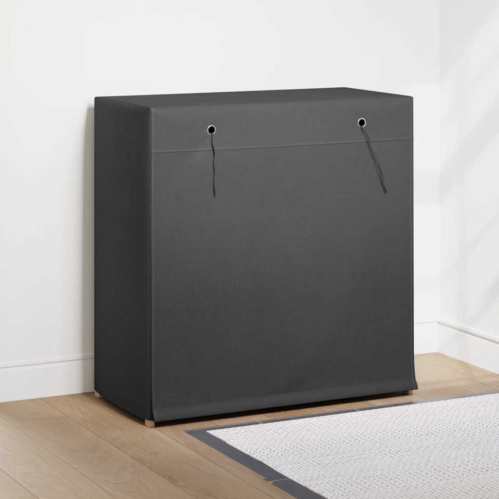Scarpiera con Rivestimento Grigia 79x40x80 cm in Tessuto | homemem39