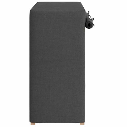 Scarpiera con Rivestimento Grigia 79x40x80 cm in Tessuto | homemem39