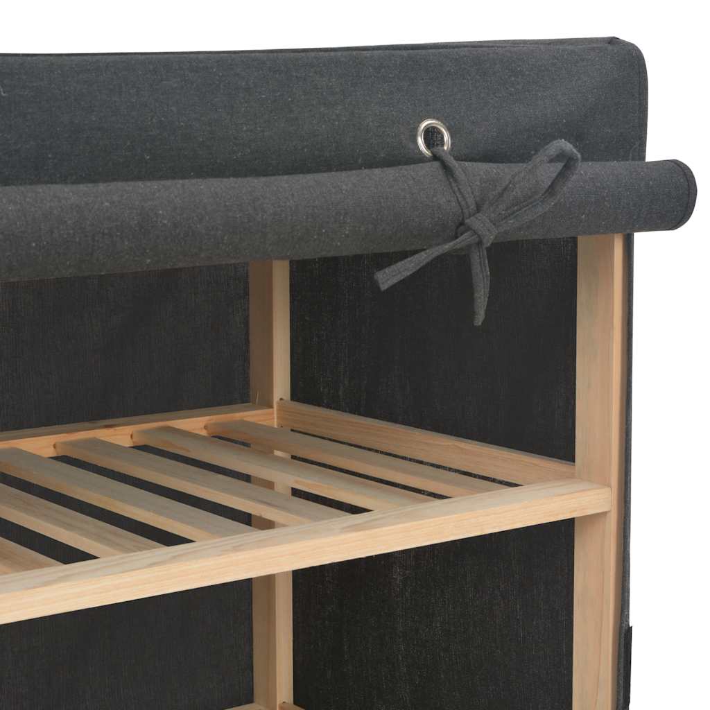 Armadio Grigio 200x40x170 cm in Tessuto | homemem39