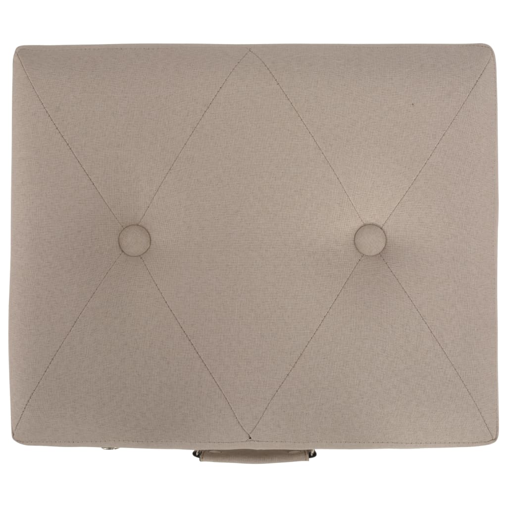 Sgabelli con Contenitore 3 pz in Tessuto Beige | homemem39
