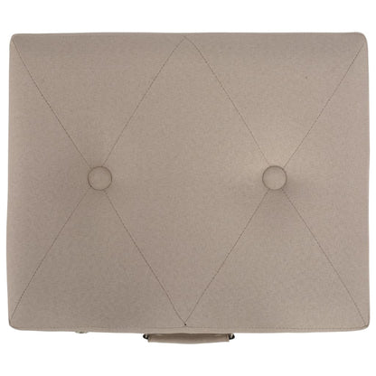 Sgabelli con Contenitore 3 pz in Tessuto Beige | homemem39