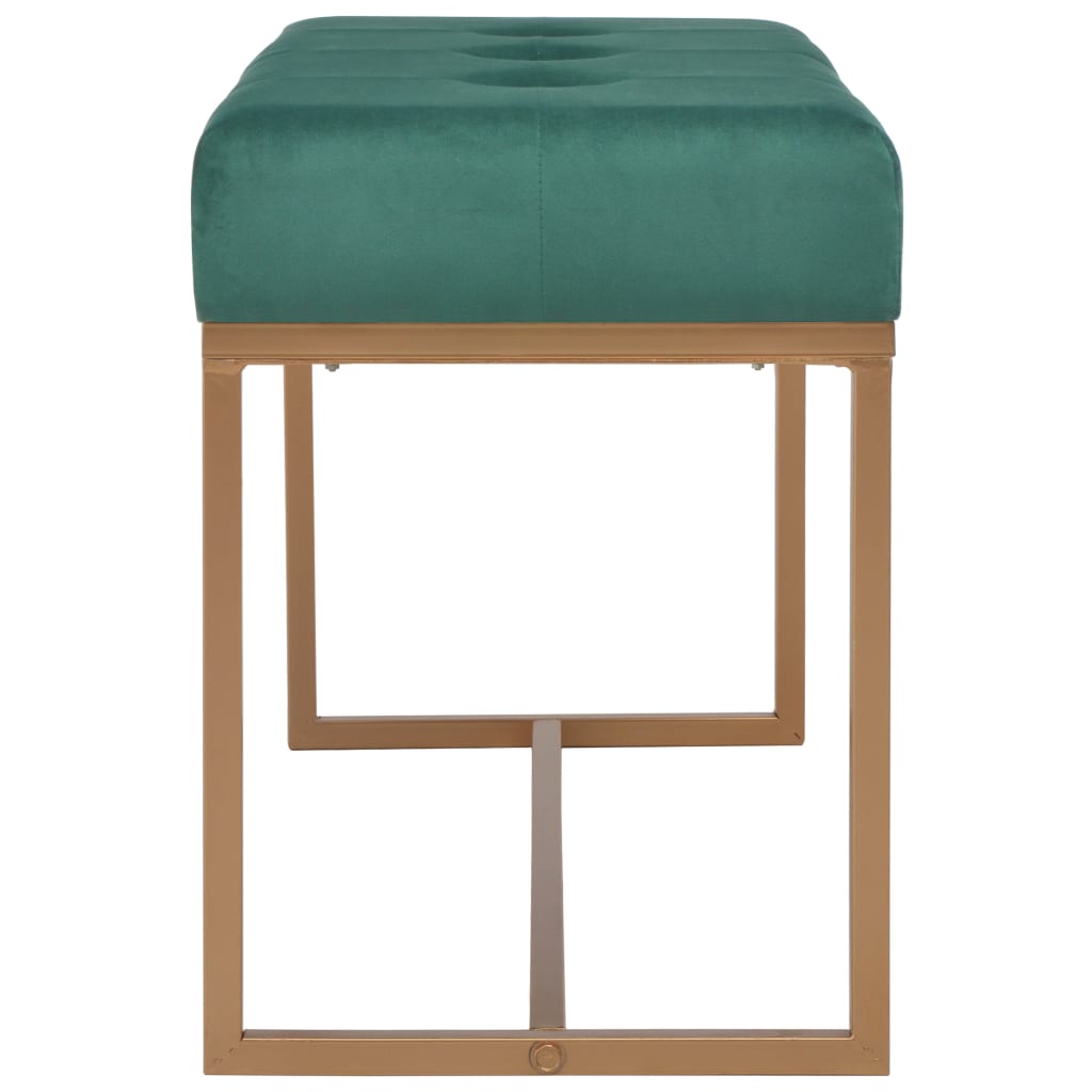 Panca 80 cm in Velluto Verde - homemem39
