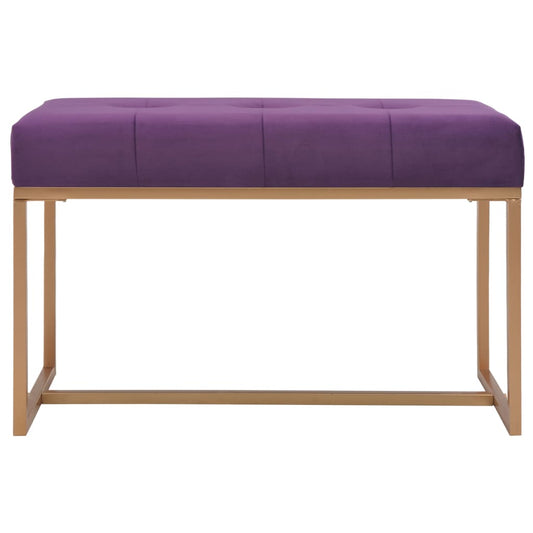 Panca 80 cm in Velluto Viola | homemem39