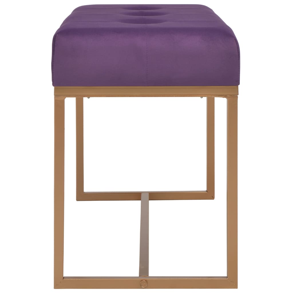 Panca 80 cm in Velluto Viola | homemem39