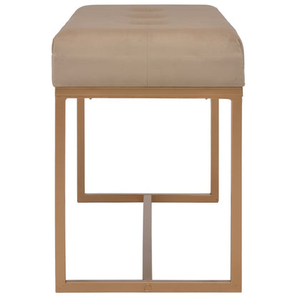 Panca 80 cm in Velluto Beige | homemem39