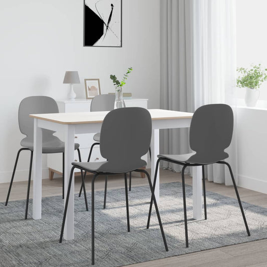 Tavolo da Pranzo Bianco e Marrone 114x71x75cm Massello di Hevea - homemem39