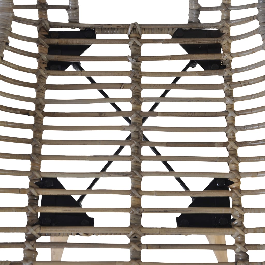 Sedie da Pranzo 6 pz Marroni in Rattan Naturale | homemem39