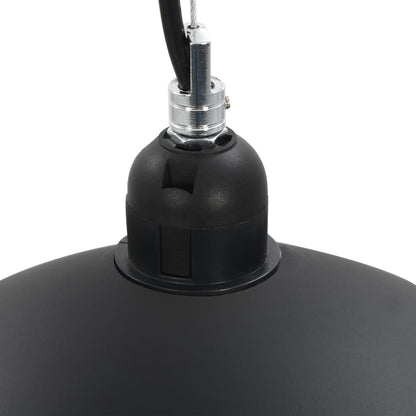 Lampadari 2 pz Nero e Oro Semi-Sferici 40 cm E27 - homemem39