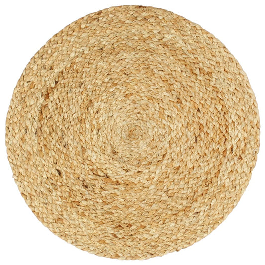 Tovagliette 4 pz Naturale Neutro 38 cm Rotonde in Juta - homemem39