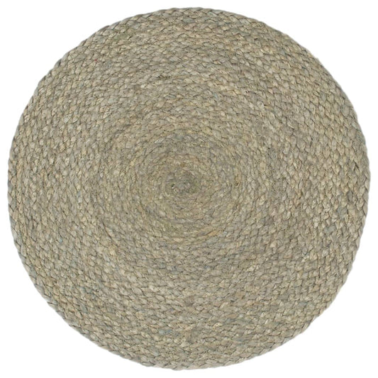 Tovagliette 6 pz Grigio Neutro 38 cm Rotonde in Juta | homemem39