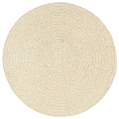 Tovagliette 4 pz Naturale Neutro 38 cm Rotonde in Cotone | homemem39