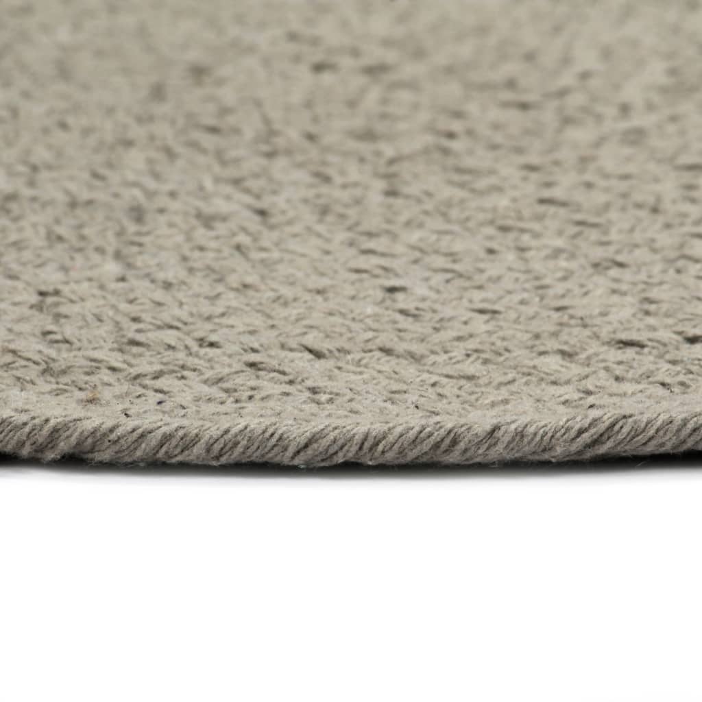 Tovagliette 4 pz Grigio Neutro 38cm Rotonde in Cotone | homemem39