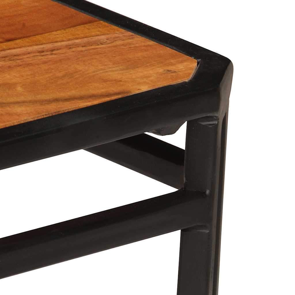Sedie da Pranzo 4 pz in Legno Massello di Acacia | homemem39
