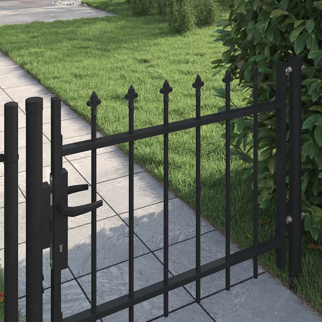 Cancello per recinzione BOXTEL con punta a lancia 100x75 cm | homemem39