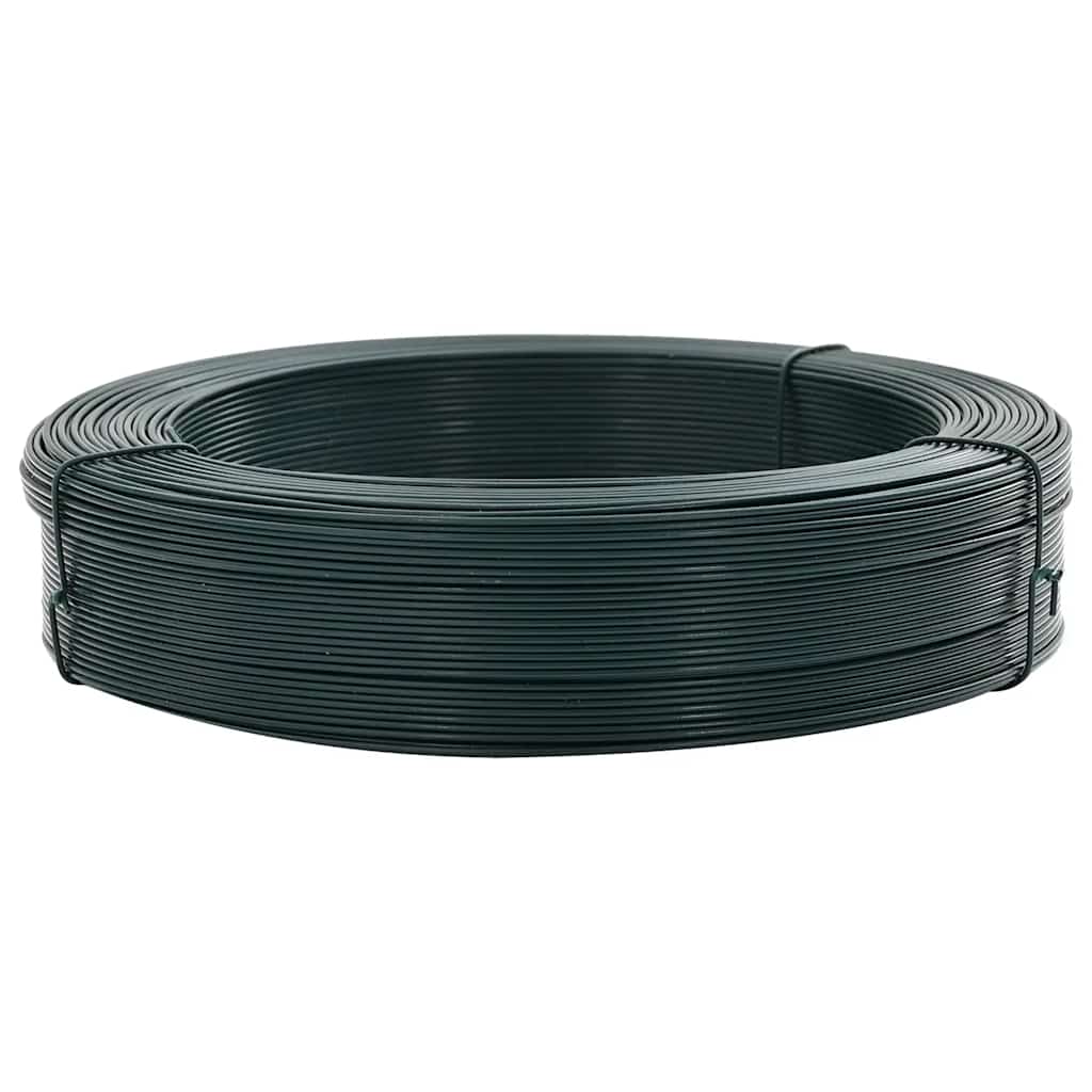 Filo per Recinzioni 250m 0,9/1,4 mm in Acciaio Verde Nerastro | homemem39